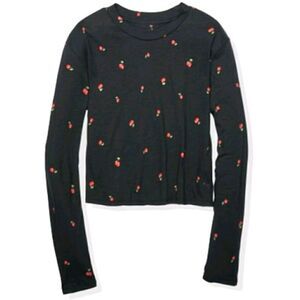 🍒 PINK 🍒 by Victoria’s Secret GIRLFRIEND
CROPPED TOP L large cherry navy blue